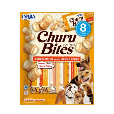 Churu Snacks Bites de Frango para cães – Multipack 8